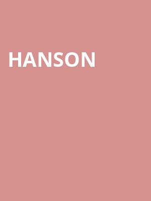 Hanson, The Cotillion, Wichita
