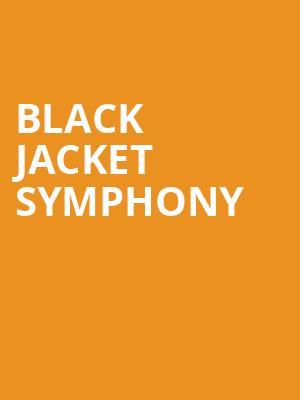 Black Jacket Symphony Poster