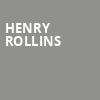 Henry Rollins, Orpheum Theatre, Wichita